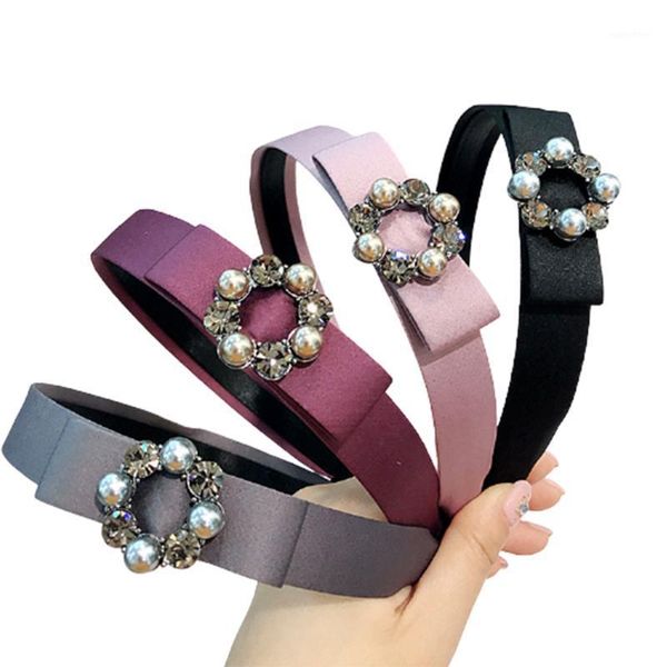 

diamond hair accessories headbands bow band circle crystal ribbon1