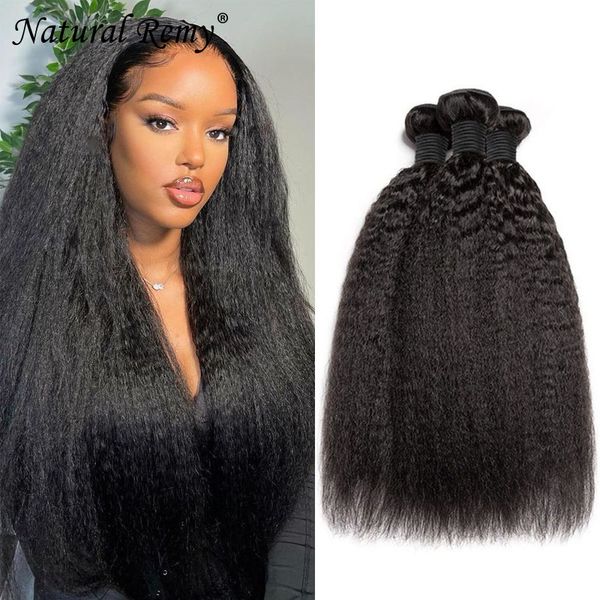 

kinky straight 10a 100% pervain human hair natural color 8-30inch, Black
