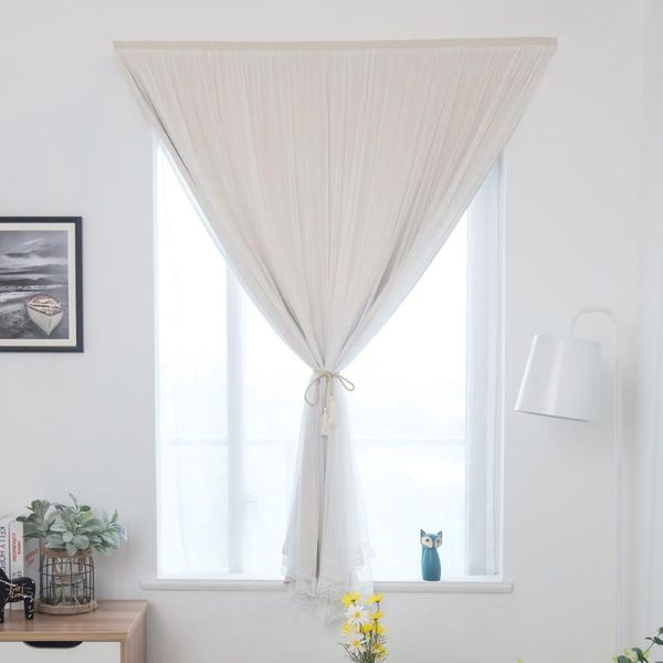 

punch curtains blackout window decor bedroom living room double-layer beige decoration shading blind drape curtain & drapes