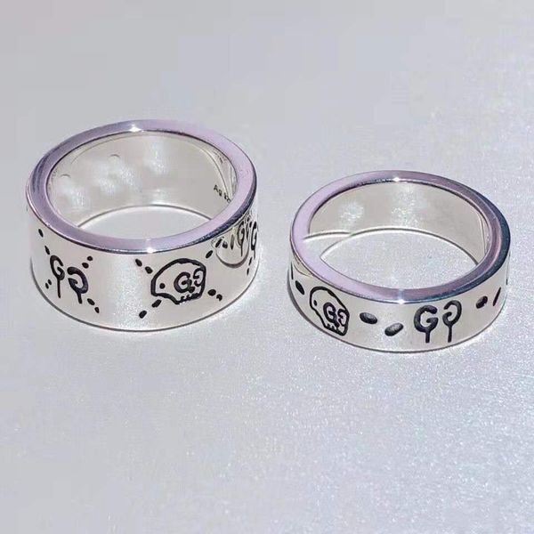 

design jewelry ancient elf skull ring for men and women, Silver