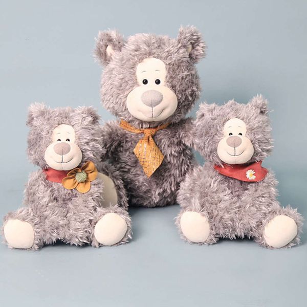 

creative hanbao bear doll plush toy cute grab, Blue