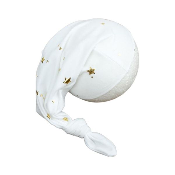 

caps & hats baby knot tail cap starry sky hat born pography props infants beanies po shooting posing accessories 69he, Yellow