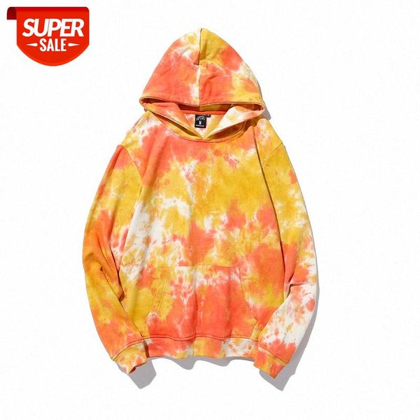 

trendy ins tie-dye sweater women spring and autumn loose korean style ulzzang hoodie hip hop cool #u62b, Black