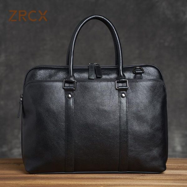 

genuine leather briefcase men bag business handbag male lapshoulder bags tote natural skin briefcases
