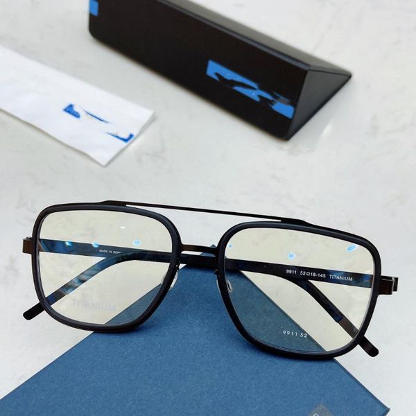 

fashion sunglasses frames denmark brand designer eyeglasses oval titanium ultra-light glasses frame men women prescription optical blue ligh, Black