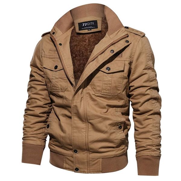 

men's jackets winter thicken military jacket men 2021 pilot and coat army men's bomber jaqueta masculina plus size m-6xl, Black;brown
