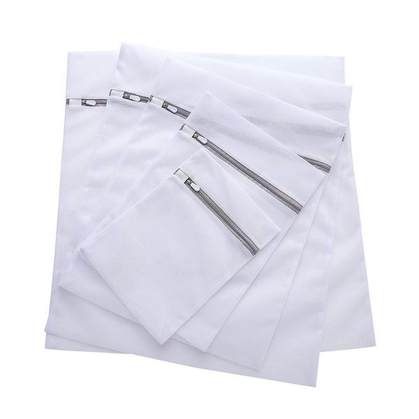 

laundry bags 6 piece/set zippered foldable polyester bag bra socks underwear clothes washing machine protection net mesh