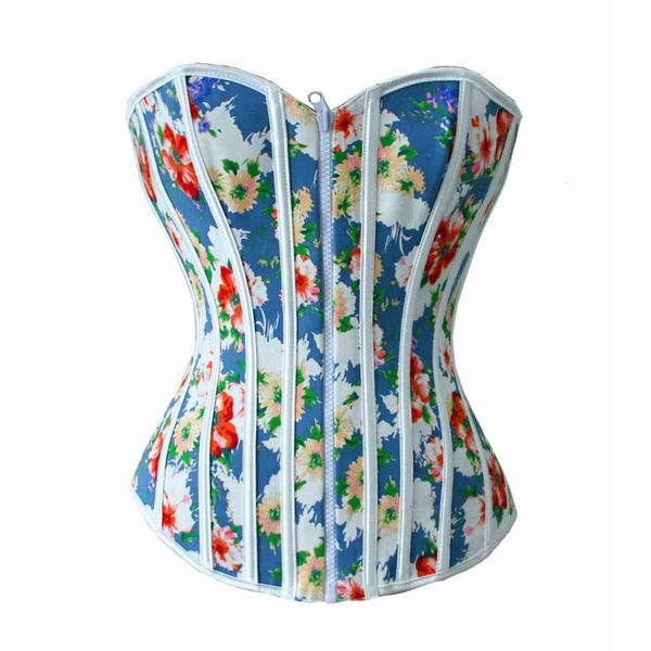 

waist tummy shaper 8105 high grade cotton color double-sided zipper tunic