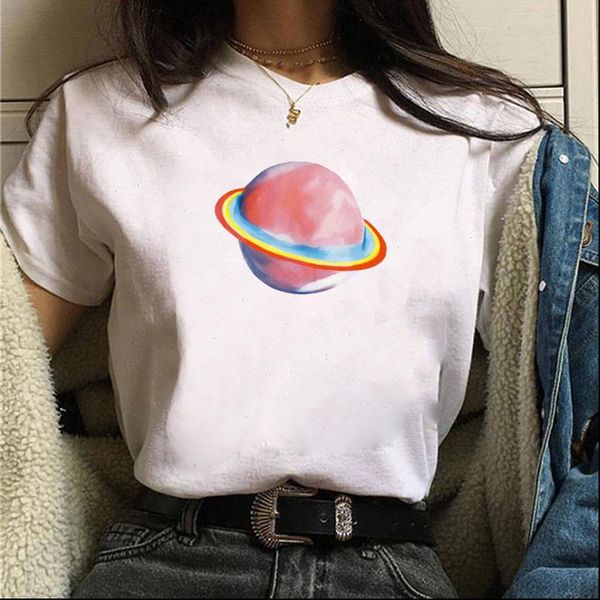 

fashion star tee funny womens short sleeve cute kawaii summer, White