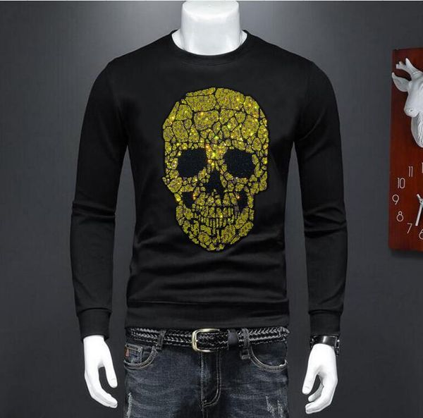 

men's hoodies & sweatshirts brand clothing drill man and women sweatshirt hip-hop male pullover casual sportswear, Black
