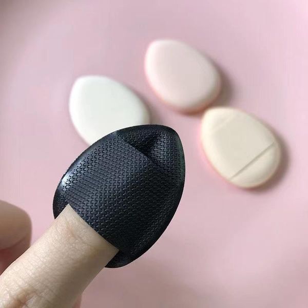 

sponges, applicators & cotton thumb fingertip mini air cushion puff soft eye concealer sponge powder beauty silicone makeup
