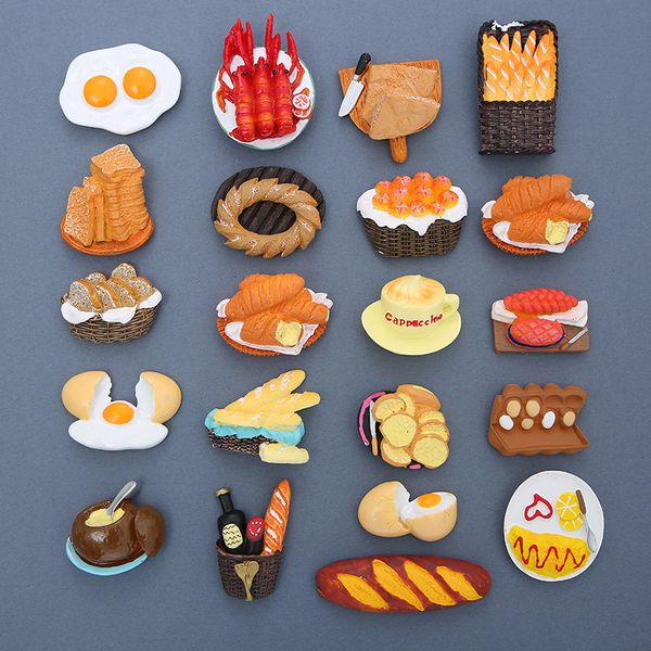 

three dimensional 3d personalized creative refrigerator sticker lovely magnetic nordic decoration