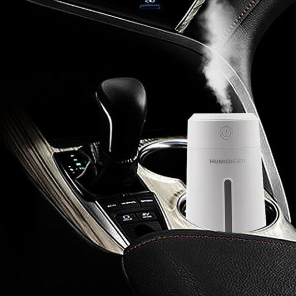 

car air freshener portable mini humidifier home electrical appliance colorful light double spray modes