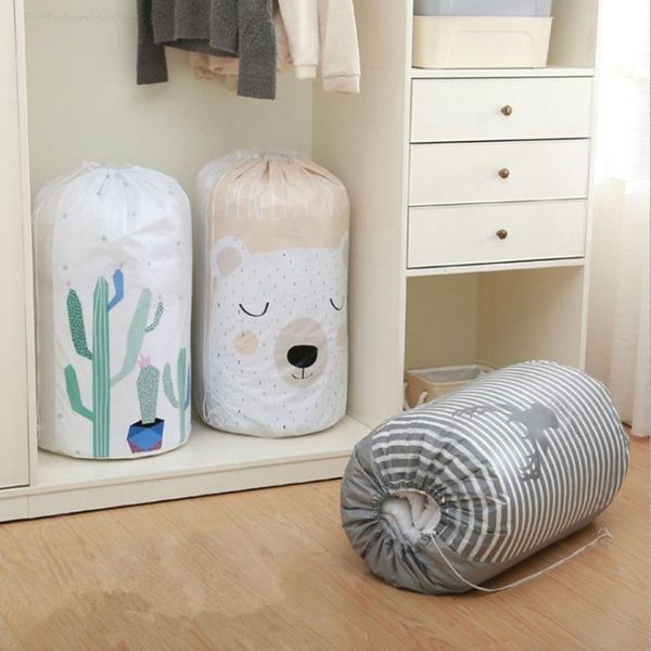 

clothing & wardrobe storage reusable foldable flower printing bags clothes container quilt organizer bag pouch home closet organization