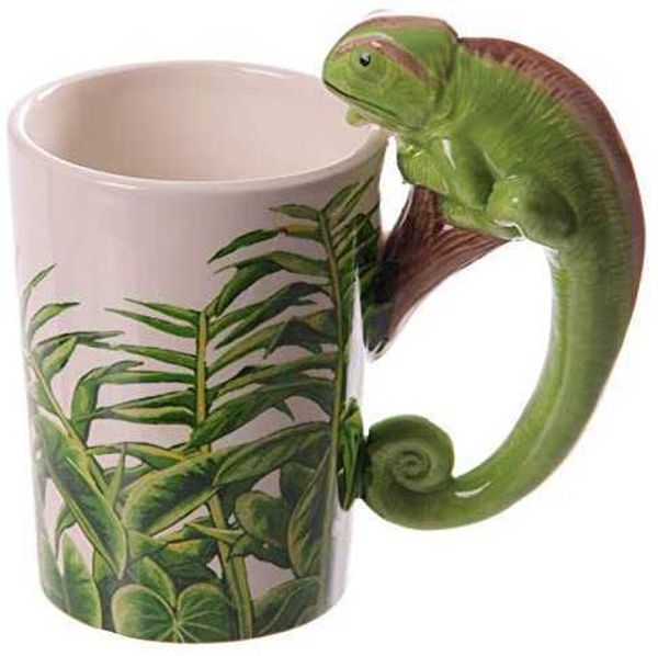 

big fun creative 3d lizard coffee mug, 300ml