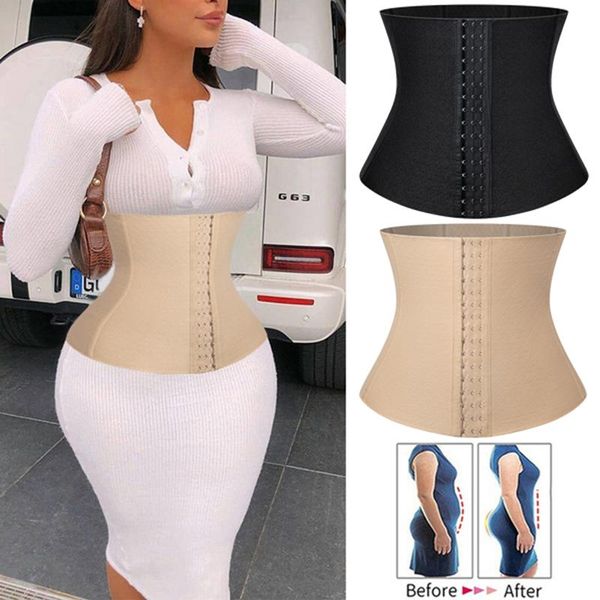 

waist support invisible trainer cincher belt slimming reductive girdle workout slim belly band for weight loss colombian shaperwear, Black;gray