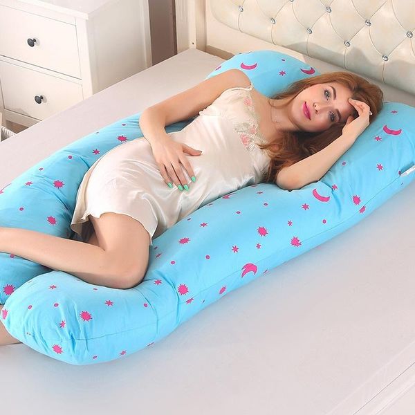 

pillow sleeping support for pregnant women body pw12 100% cotton print u shape maternity pillows pregnancy side sleepers