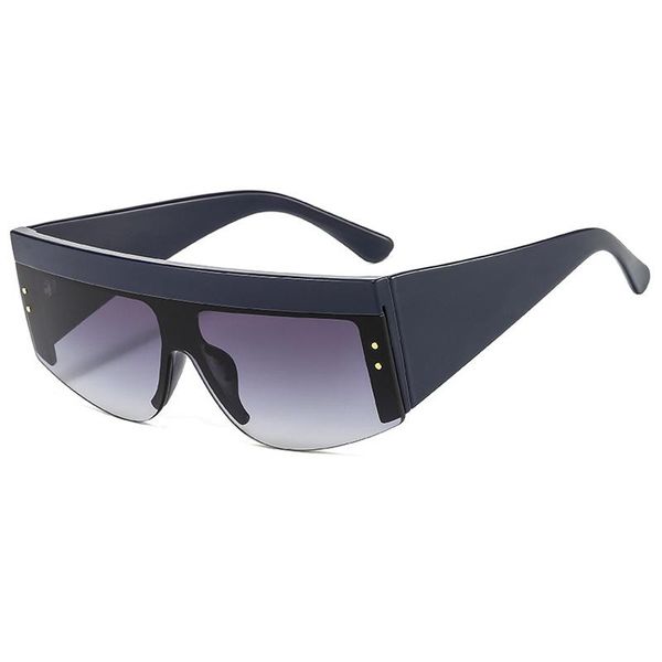

sunglasses oversized half frame women steampunk rectangle men shades retro ladies square glasses uv400, White;black