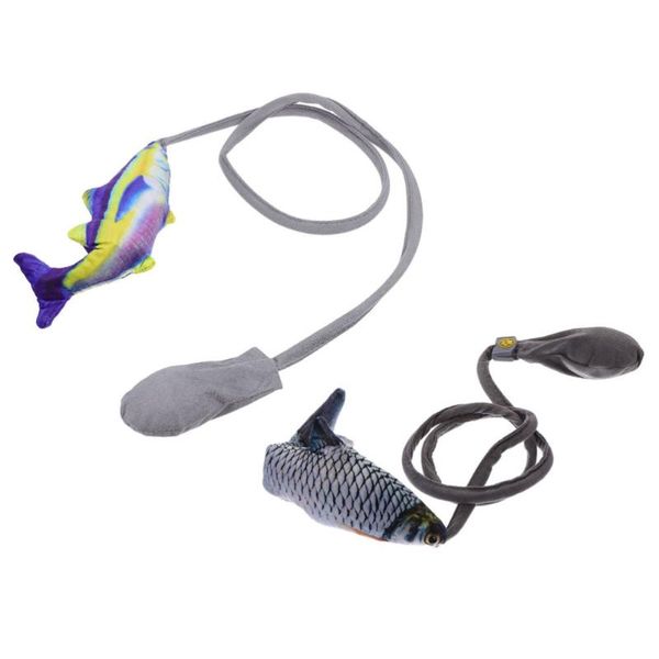 

cat toys 2pcs fish kitten interactive pet playthings