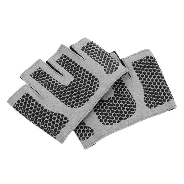 

cycling gloves 2pcs breathable yoga half finger outdoor practical sports fitness, Black