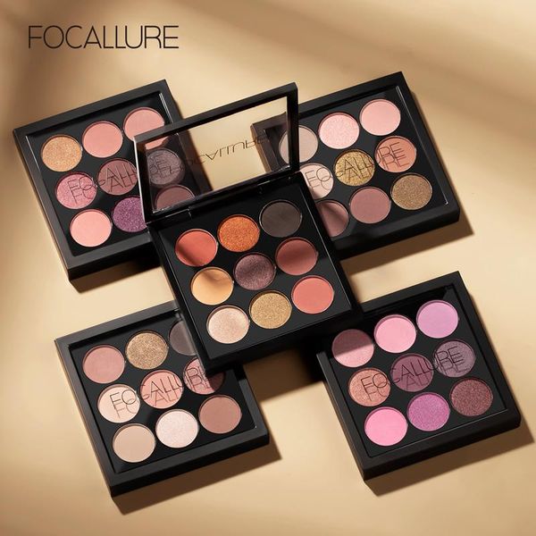 

eye shadow 9 colors makeup eyeshadow palette matte&shimmer smoky