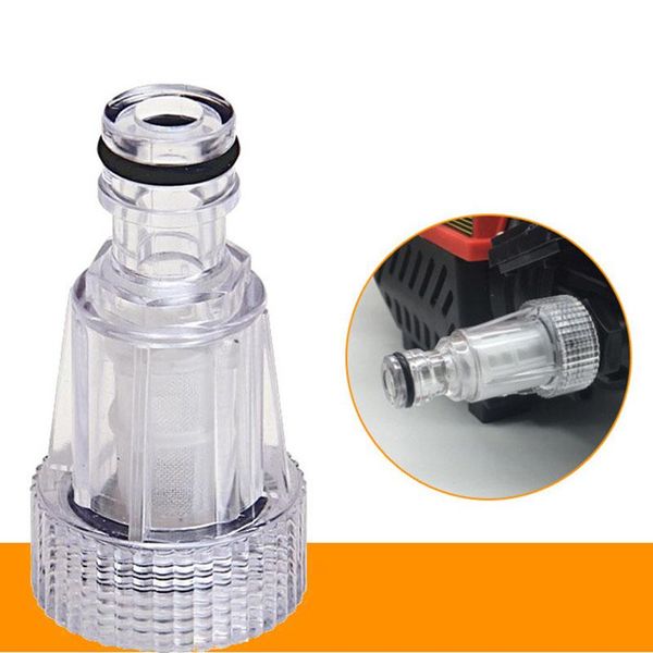 

watering equipments 5pcs water pipe joint transparent long plastic 3/4 internal thread nipple with filter conversion accessory connection