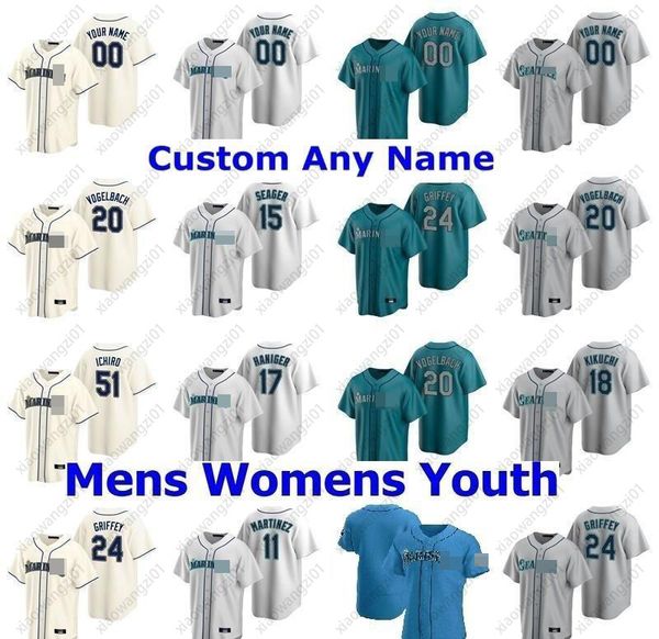 

2021 21 mallex smith daniel vogelbach domingo santana ken griffey jr. narvaez gordon ichiro suzuki men women kids baseball jerseys, Blue;black