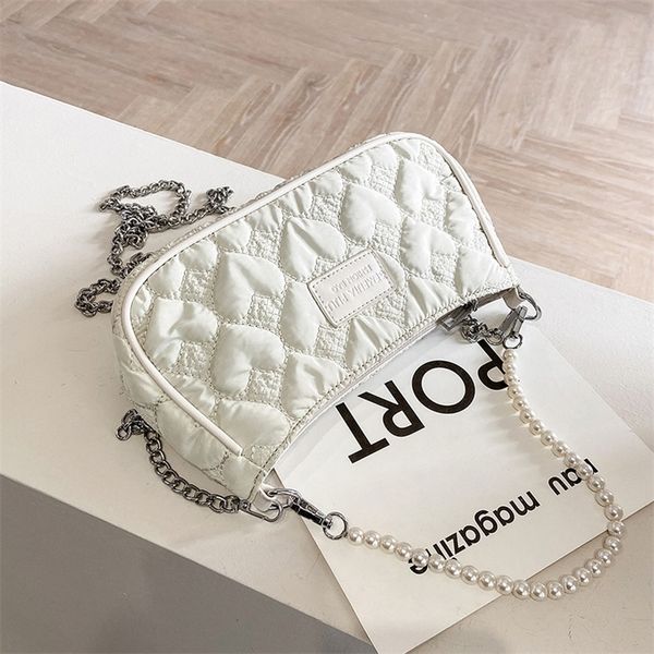 

factory store shop bag female summer 2022 new fashion net red pearl portable small square bag popular chain single shoulder messenger ntd9