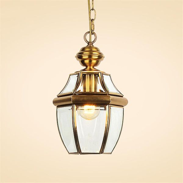 

pendant lamps modern balcony antique led copper vintage glass lights bar corridor outdoor indoor lighting fixtures