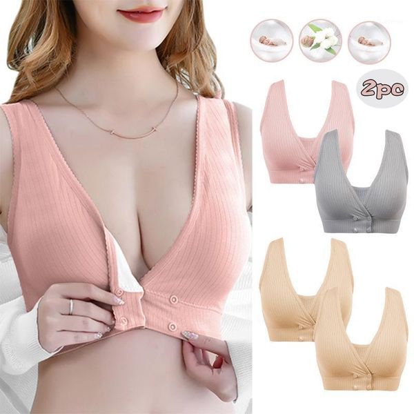 

camisoles & tanks wireless push up bra solid front buckle seamless soft for women double breasted lingerie comfort breathable bralette, Black;white