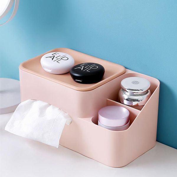 

tissue boxes & napkins household napkin holder living room dining creative simple multi function remote control storage box