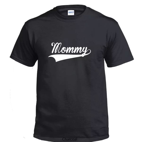 

Mommy Mom Mothers Day Tee Gift Baseball Jersey Cotton T-shirt For Her, White;black