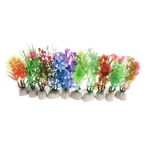 

hinmay aquarium plastic plant fish tank plants decor by decorations