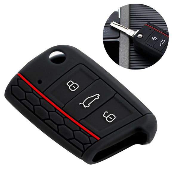 

universal durable silicone car key cover case flip key cap for volkswagen golf 7 nissan xterra