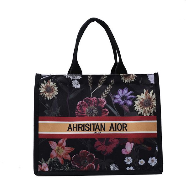 

70% off factory store fashion graffiti printed tote bag 2021 summer portable canvas capacity trendy shoulder bag