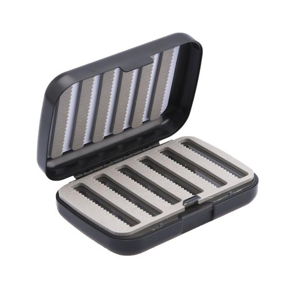 

waterproof thicken outdoor fishing case with slit foam lures hooks bait and strong hook tackle boxes accessories