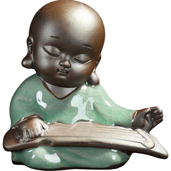 

decorative objects & figurines buddha statue figurine decoration monk tea pet car accessories bonsai garden house tathagata india yoga