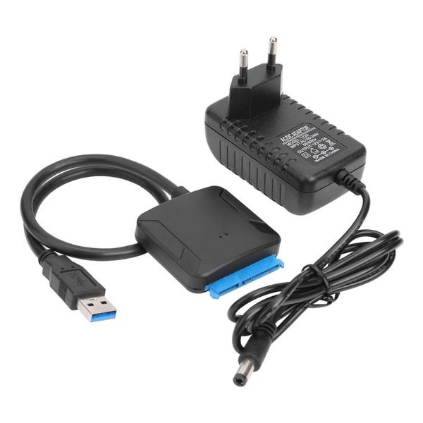 

computer cables & connectors usb 3.0 to sata 3 cable adapter convert support 2.5/3.5 inch external hdd ssd hard disk drive