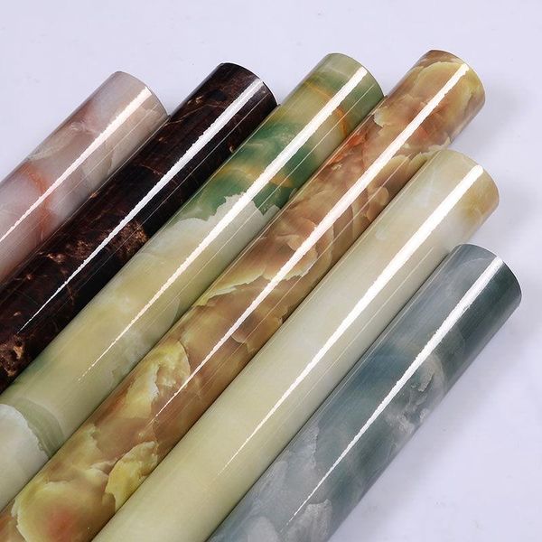 

window stickers wall sticker marble self-adhesive home decorative films living room papers modern type restorative kitchen cabinets