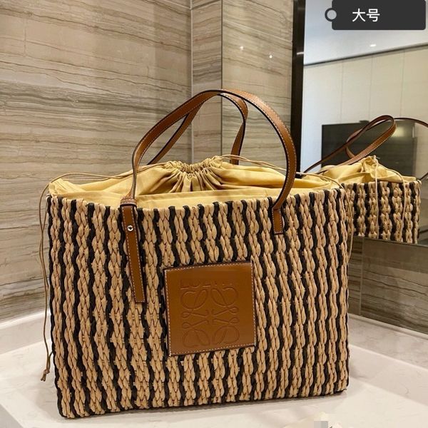 

2021 new summer straw cabbage basket with large capacity ysj