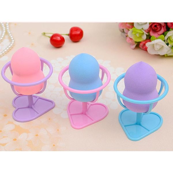 

sponges, applicators & cotton 1pc creative design makeup sponge holder puff rack mini dry cleaning cage display