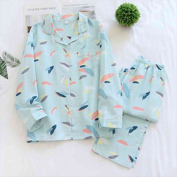 

spring summer style 100% womens sleepwears pajamas set long sleeved two piece color feather plus size home service kawaii, Black;red