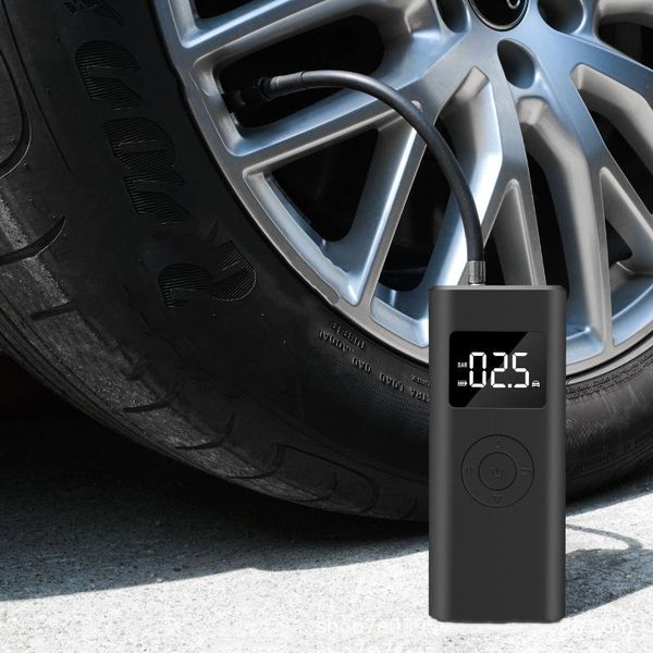 

inflatable pump car air compressor tire inflator with power bank function wireless emergency portable electronics