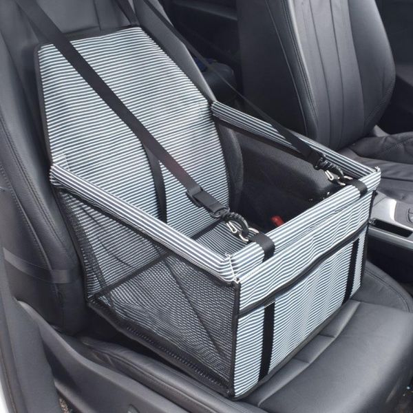 

portable dog car carrier seat pet travel bag waterproof oxford with safety leash basket for small medium cats dogs puppy covers