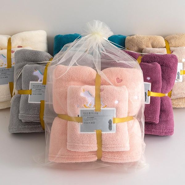 

towel bath towels set for adults microfiber ultra absorbent bathroom thick shower hair quick dry super soft