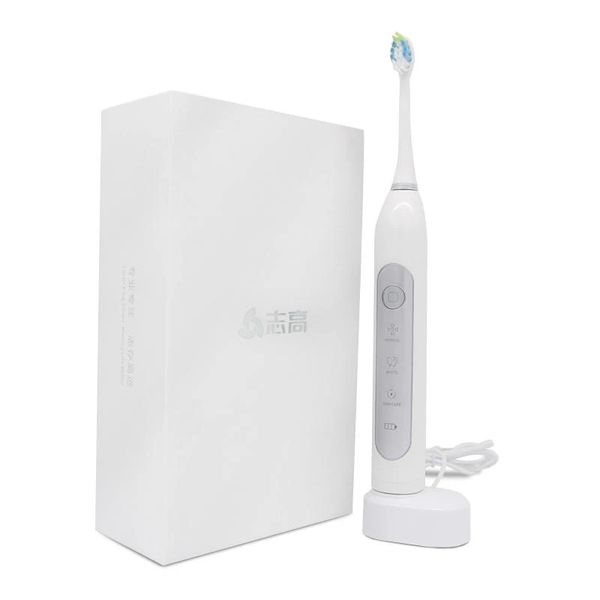 

chigo cg-105 multi-purpose sonic electric toothbrush 3 brush modes wireless usb rechargeable toothb - pink