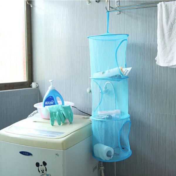 

storage boxes & bins hanging net organizer bag bedroom door wall closet organizers