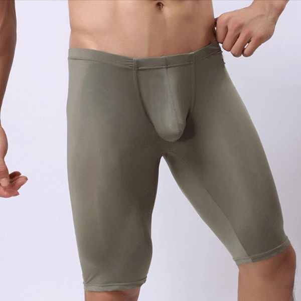 

underpants * item description: men's ultra-thin shorts, underwear underwear, close-fitting five-point pants, mid-waist, wide b, Black;white