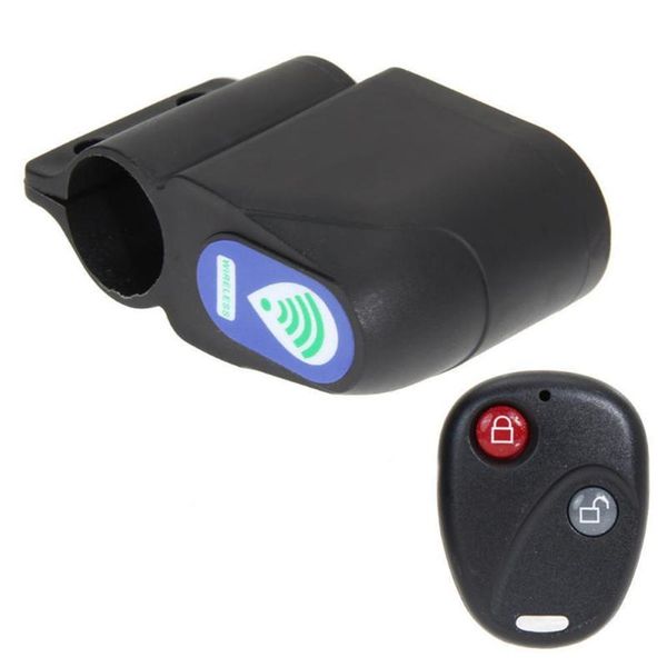 

bike locks alarm 110db audible sound lock (black)