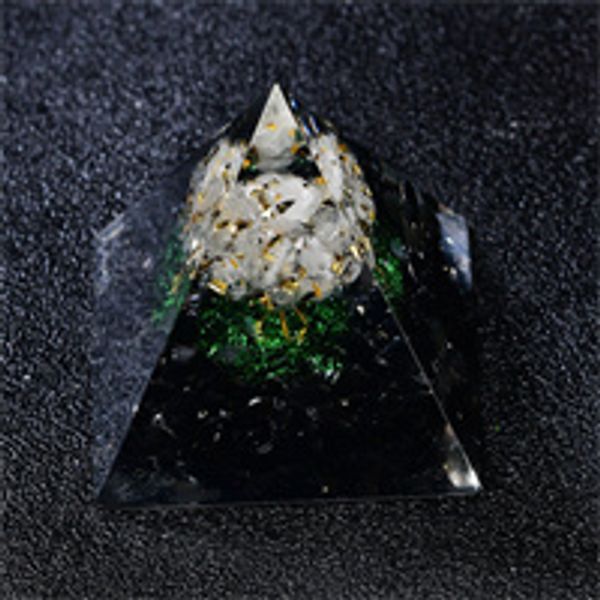 Dandelion Desgin Orgone Pirâmide Árvore de Vida De Quartzo Cura Meditação de Cristal Mão Feita Casa Coleção